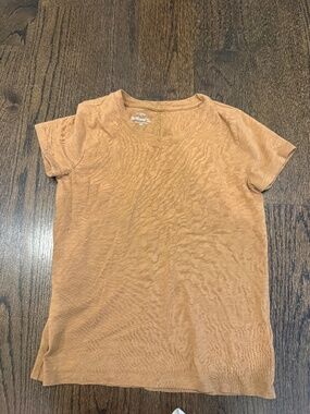 JCREW Girlfriend Tee Size XS Tan